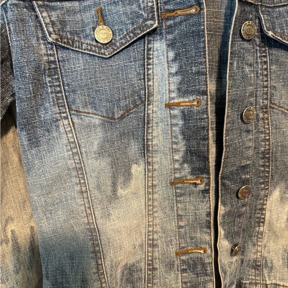 YMI Hooded Denim Jacket - Picture 2 of 5